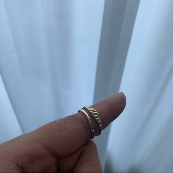 Solid Gold 10k Dainty Rings - Picture 2 of 6